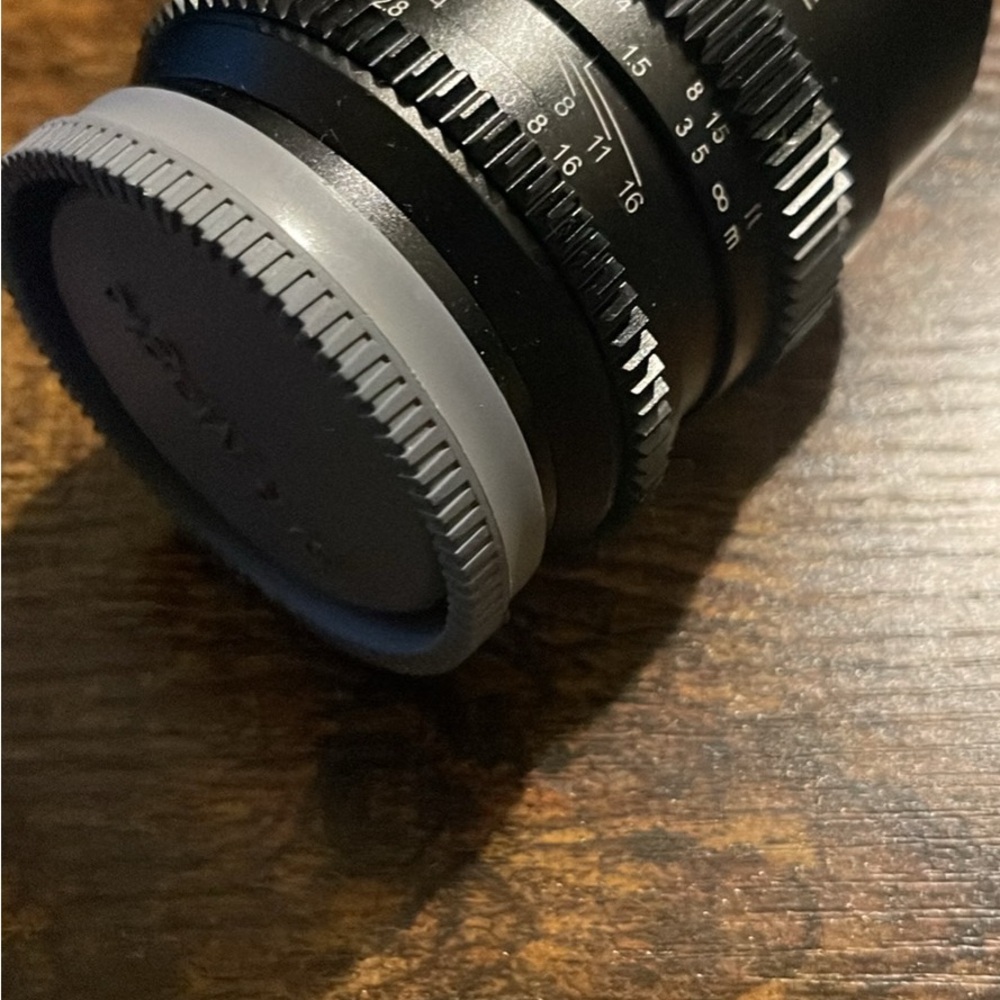 35mm SLR Magic Cine Lens 
Sony E Mount Full Frame